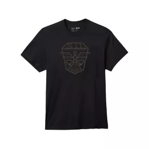 5.11 Men's GEO Eagle T Shirt Black Medium