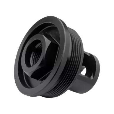 AAC Flange Indexing Direct-Thread Adapter 5/8x24 - Black