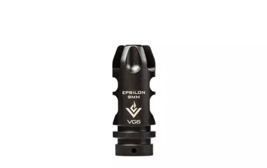 Aero Precision Epsilon 9MM Muzzle Brake - 9MM, Black, 1/2X28