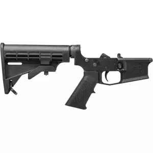 Aero Precision M4E1 AR-15 Complete Lower Receiver Anodized Black with A2 Grip