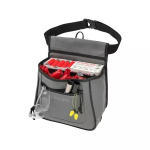 Allen Rival Double Compartment Shotgun Shell Pouch Gray