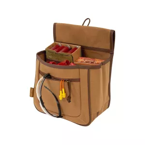 Allen Rival Double Compartment Shotgun Shell Pouch Tan