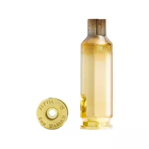 Alpha Munitions 6mm Dasher Brass Box of 100