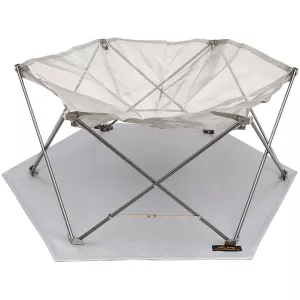 ALPS Mountaineering Gaze Fire Pit Silver/Charcoal