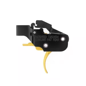 American Trigger Corp. AR Gold Adjustable AR-15 Two Stage Trigger Curved