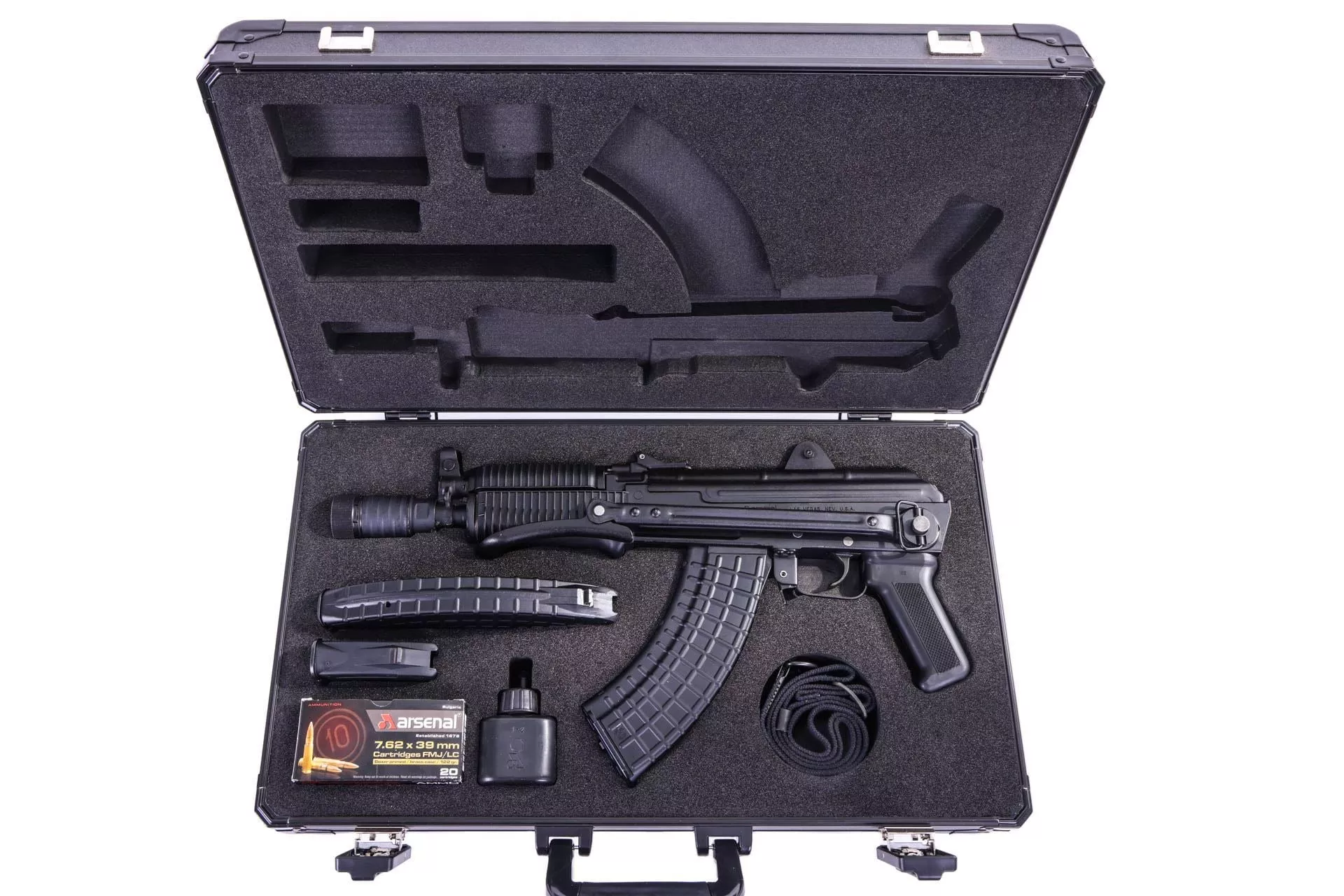 Arsenal SBR Underfolder Hard Case CNC Hard Foam Liner TSA Locks