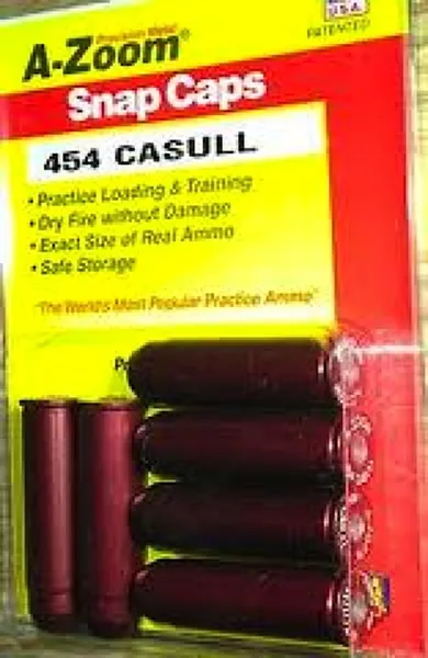 Azoom 16126 454 Casull Snap Caps 6 Pack