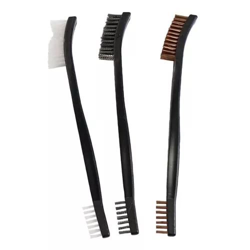 B/C UTILITY BRUSHES BRNZ/NYL/STL 3PK