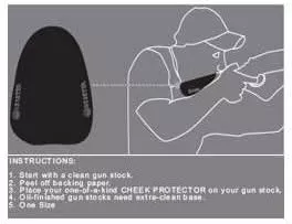 Beretta, 6mm (.24"), Gel-Tek Cheek Protector, For Shotguns (E00489)