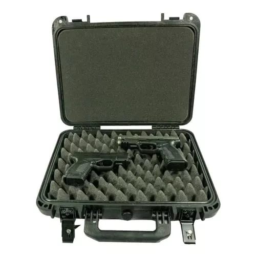 Boyt H15 Compact Double Handgun/Accessory Hard Case Black