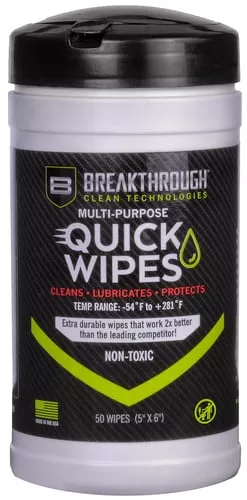 Breakthrough Clean Technologies Multi-Purpose CLP Quick Wipes 5x6 50/ct