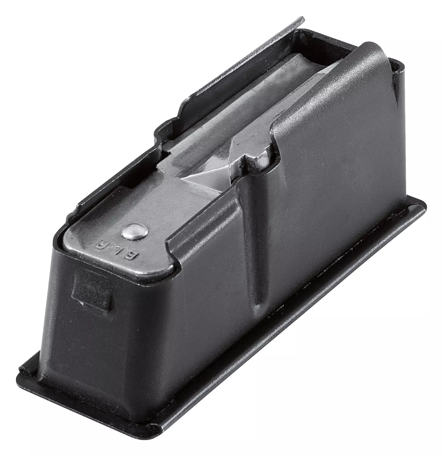 Browning 112026011 BLR4rd Double Stack 243 Win Black Steel