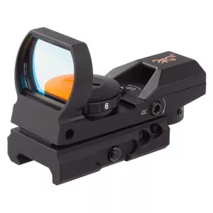 Browning Buckmark Red Dot Sight 4-Pattern Reticle (Circle-Dot-Cross, 3 MOA Dot, Cross-Dot, Circle-Dot) with Integral Picatinny Mount Matte Black