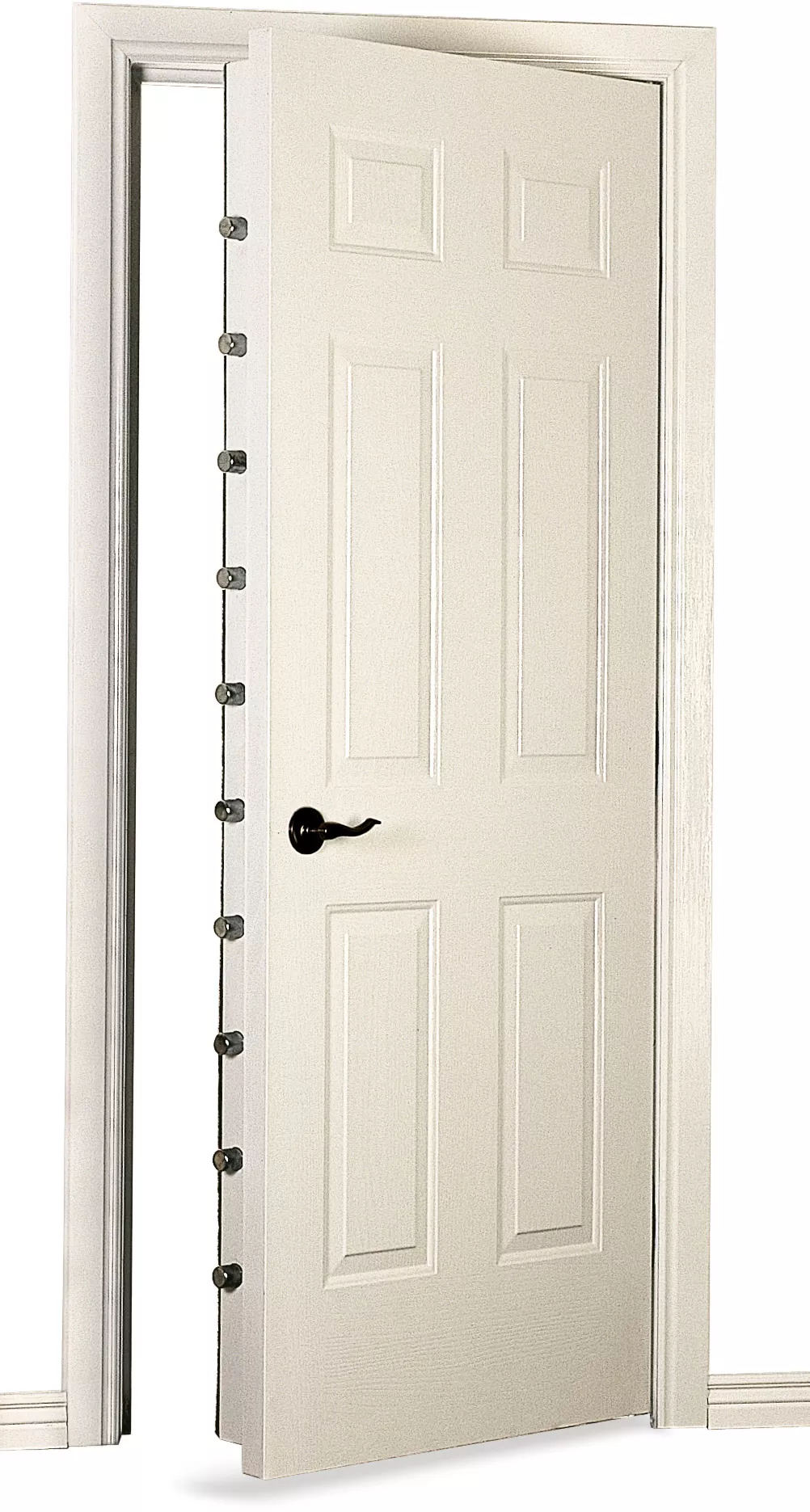 Browning Six-Panel White Security Door