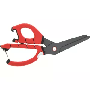 Bubba Shears Large Polymer Handle Red
