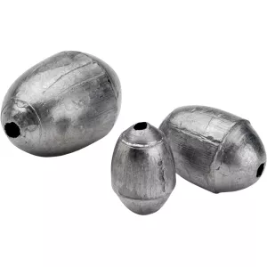 Bullet Weights Egg Sinker 3/8oz Lead Natural 8PK