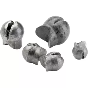 Bullet Weights Reusable Split Shot #0 Lead Natural 7PK