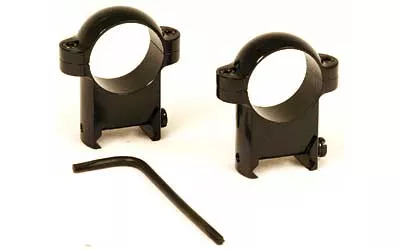 BURRIS HIGH 1" ZEE RINGS BLK