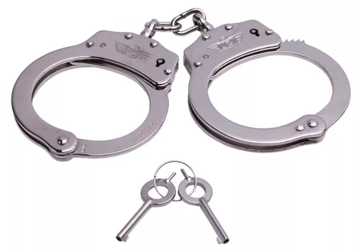 CBG UZI HANDCUFF CHAIN SILVER