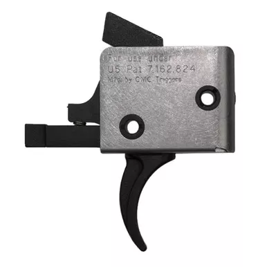 CMC Single Stage Drop-In Trigger | AR15/AR10 | Curved | 4.5lb Pull | Black