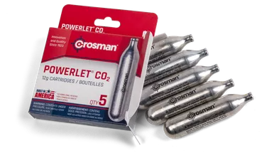 Crosman Powerlet CO2 Cartridges - 5 Pack