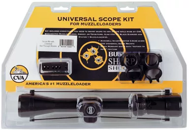 CVA Muzzleloader Rifle Scope Kit AA2005, 3-9x, 40mm, Blue