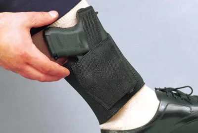 DeSantis Apache Ankle Rig Elastic Black Holster For Ruger, Smith Wesson M&P (062BAV5Z0)