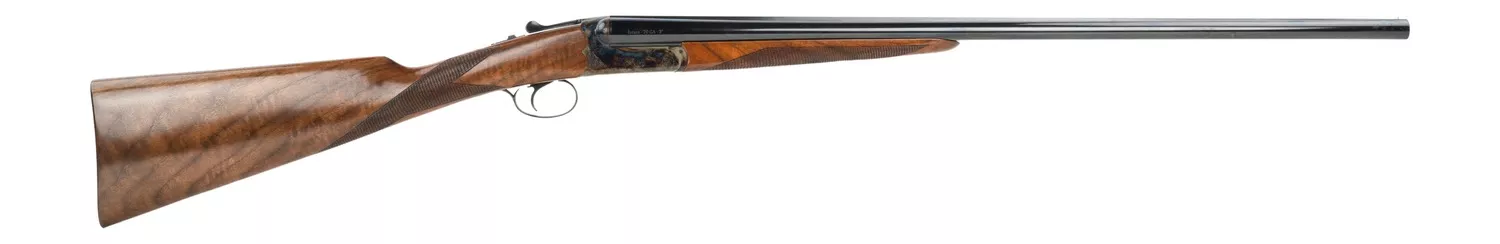 Dickinson LLCEstate Break Open 2.75" 2rd 28" Side By Side Barrel, True Bone-Charcoal Case Hardening Receiver, English Style Turkish Walnut Stock