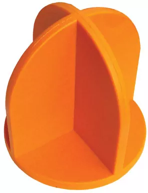Do All Outdoors Reactive Top Hat Bouncing Target Orange Self Healing Target (BST4)