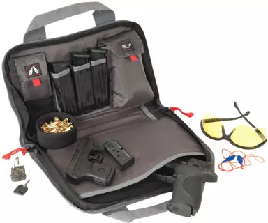 G-Outdoor Double Pistol Case, Black (1308PC)