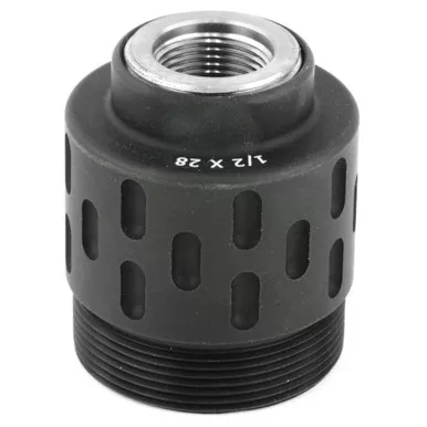 Gemtech Threaded Rear Mount | 1/2X28 | Black Finish | 12172