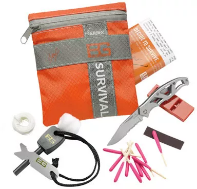 Gerber BG Basic Survival Kit Survival Kit Knife w/Edge (000700)