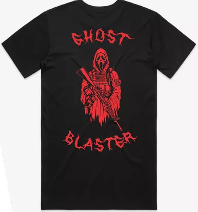 Ghost Blaster Shirt | Apparel | Black