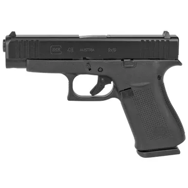 Glock 48 | Semi-Auto | Single Stack | 9mm | Full Capacity | Black |PA4850201FR