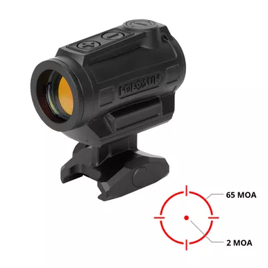 Holosun ARO-MRS-RD Red Dot Optic - Multiple Reticle System, Black Finish