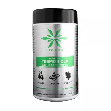 Legend Tremor CLP Saturated Wipes - 75 Count