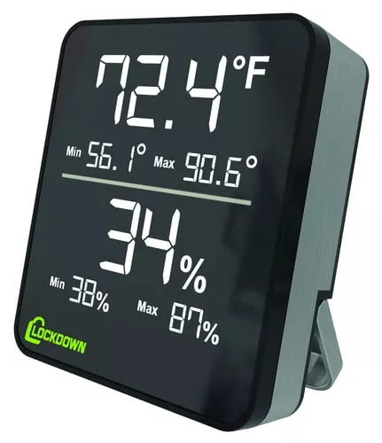 Lockdown Digital Hygrometer