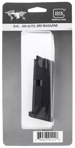 MAGAZINE G42 380ACP 6RD PKG |