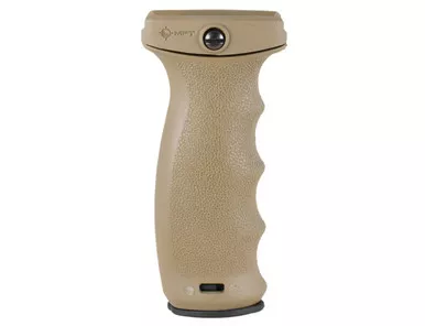 Mission First Tactical REACT Ergonomic Vertical Grip - Scorched Dark Earth