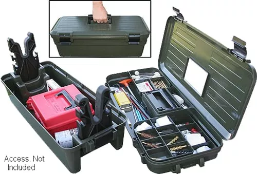 MTM Shooting Range Box Forest Green