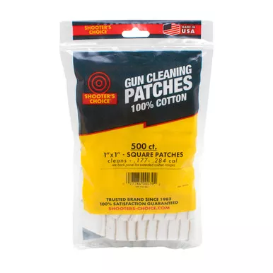 Otis Technology 1" Square Cleaning Patch | 500 Pack | FG-914-500