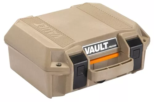 PELICAN V100C VAULT CASE WL/WF TAN