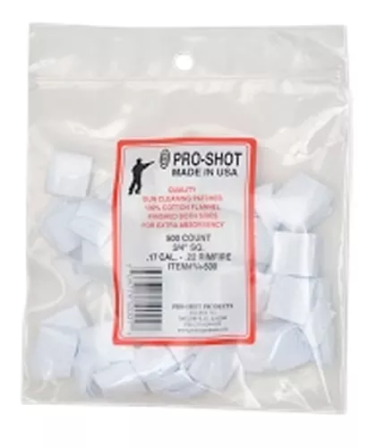 PRO-SHOT PATCH .17/.22 RIMFIRE 500CT