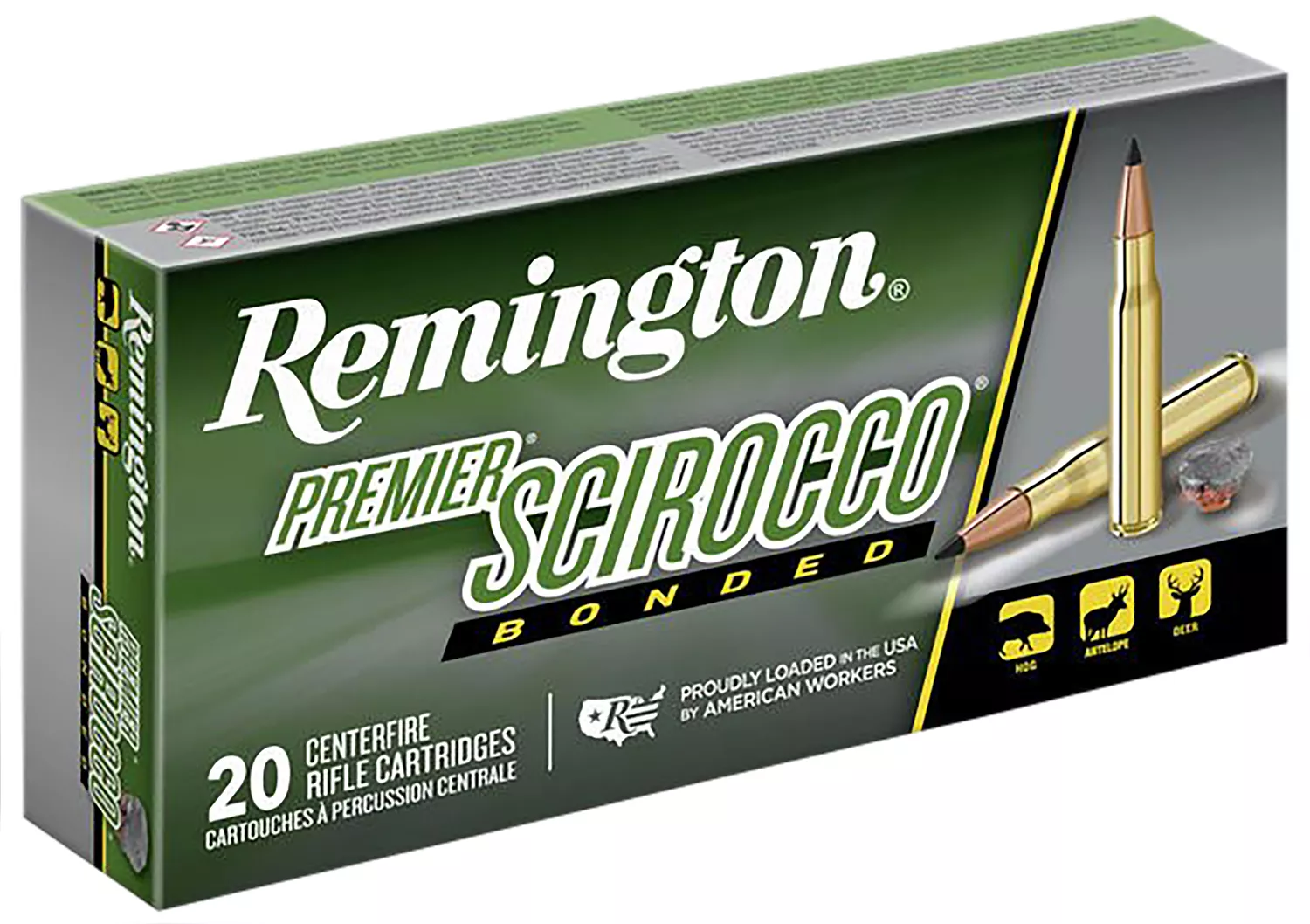 Remington Ammunition 29322 Premier Scirocco Bonded 270Win 130gr Swift Scirocco Bonded 20 Per Box/10 Case