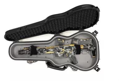 Savior Fiddle Master Violin Case | Rifle Case | Black | SYSAVIOR-RC-VIOLIN-BK