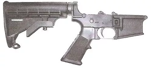 Smith & Wesson 812002 Complete Lower w/Standard Trigger Group & Collapsible Stock