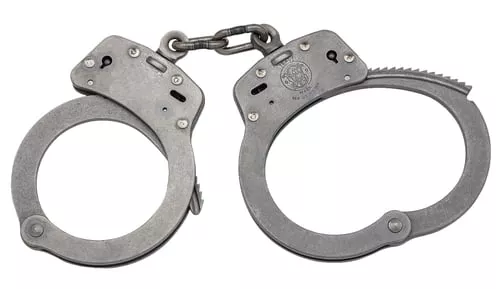 Smith & Wesson M103 Handcuffs - Hinged Stainless Standard