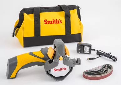 Smiths Products Cordless Knife & Tool Sharpener - Fine/Medium/Coarse Belt Sharpener