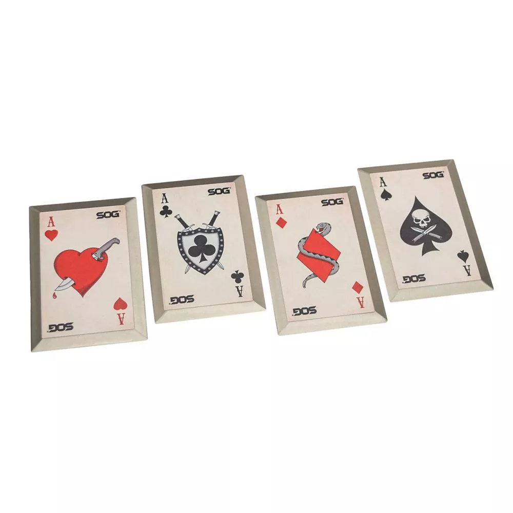 SOG Knives Throwing Death Cards