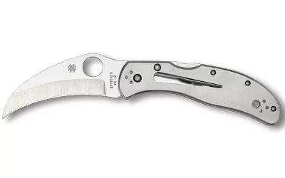 SPYDERCO HARPY CLIPIT SS 2.75" SILV